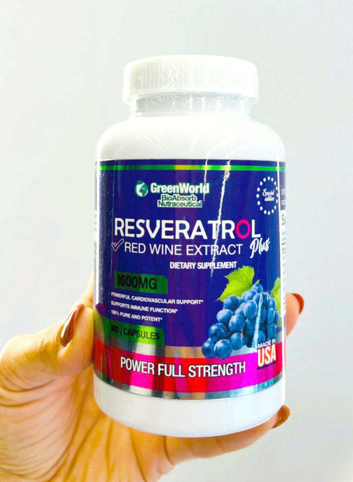 RESEVERATROL : RED WINE EXTRACT - PLUS