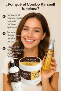 Combo Karseell: 3 porductos esencialies para tu cabello